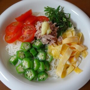 夏バテ対策♪食欲がない時にアレンジ素麺！